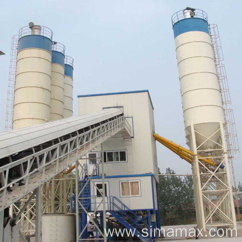 Export to Burkina Faso HZS90 concrete batching plant